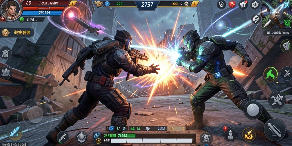 Gameplay seru dan penuh aksi dalam pertarungan Fighting.