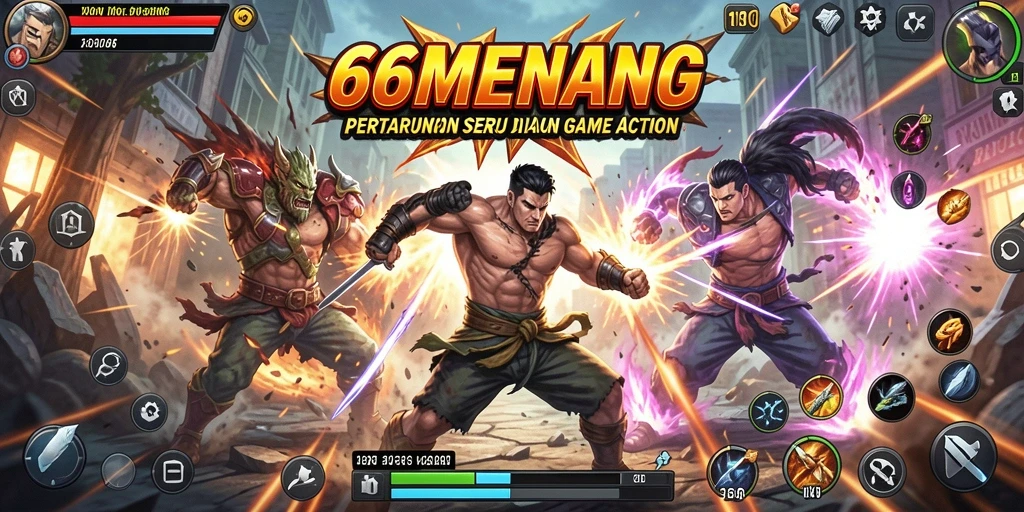 Tampilan gameplay seru dan menantang dari 66MENANG.