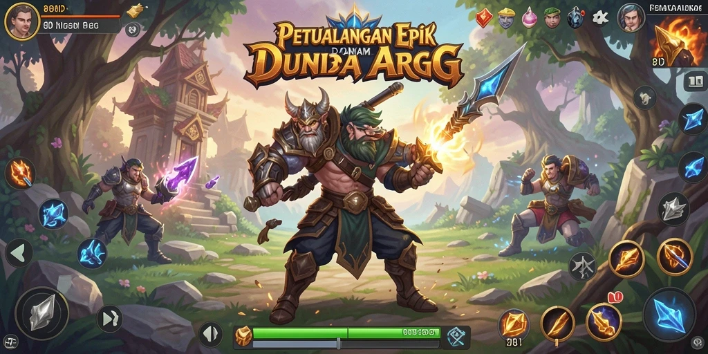 Tampilan gameplay dari 8ID yang mendebarkan dan epic.