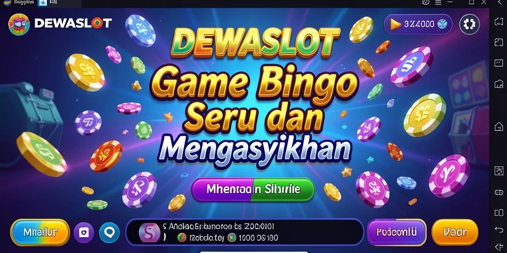 Menampilkan gameplay menarik di DEWASLOT Bingo.