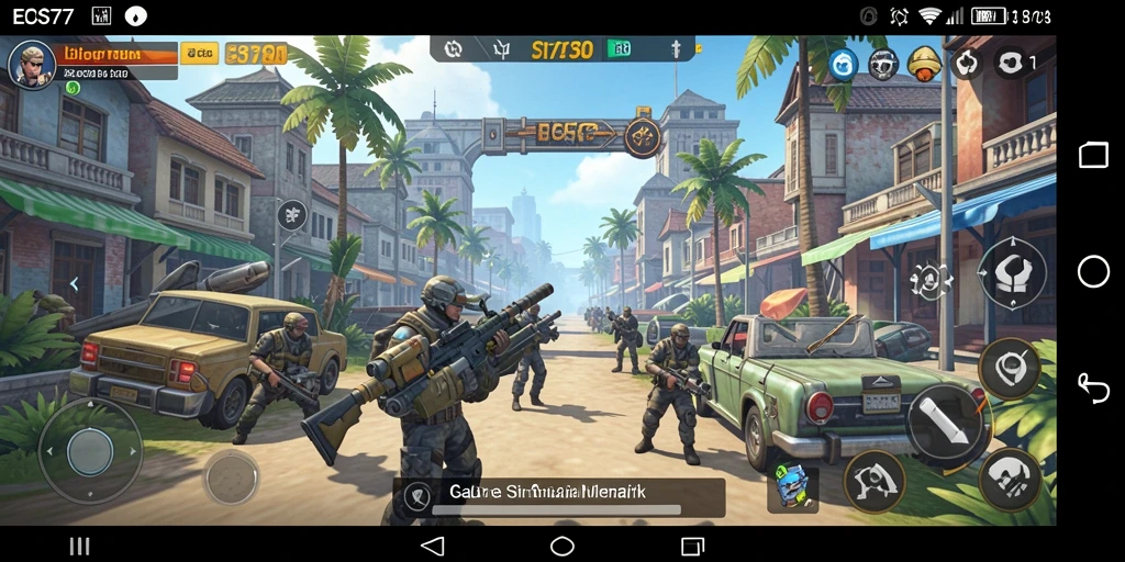 Gameplay realistik dalam EOS77 yang mengajak pemain membangun dunia sendiri.