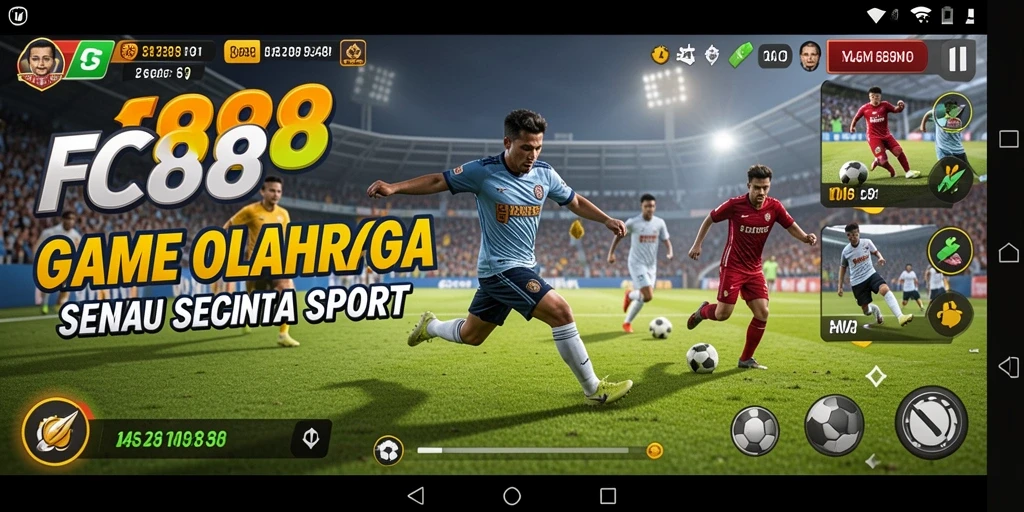 Tampilan gameplay FC888 yang dinamis dan penuh aksi.