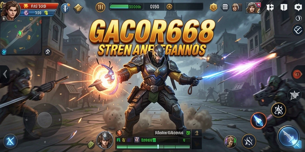 Screenshot utama GACOR668 menampilkan momen intens gameplay Strategy.