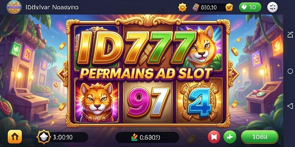 Tampilan gameplay ID777 yang menarik dan penuh warna.