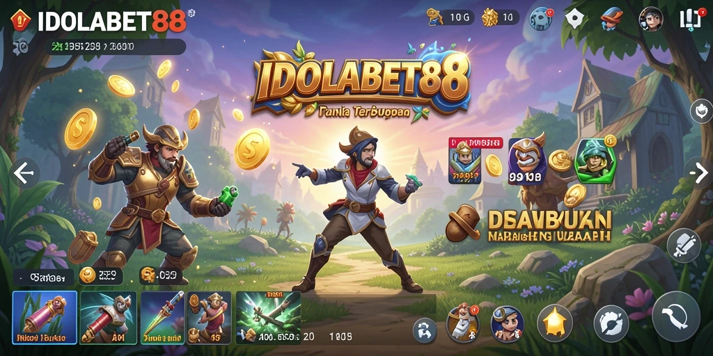 Gameplay IDOLABET88 menampilkan petualangan Open World yang penuh warna.