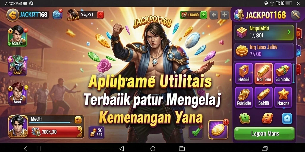 Tampilan antarmuka JACKPOT168 yang mudah digunakan.