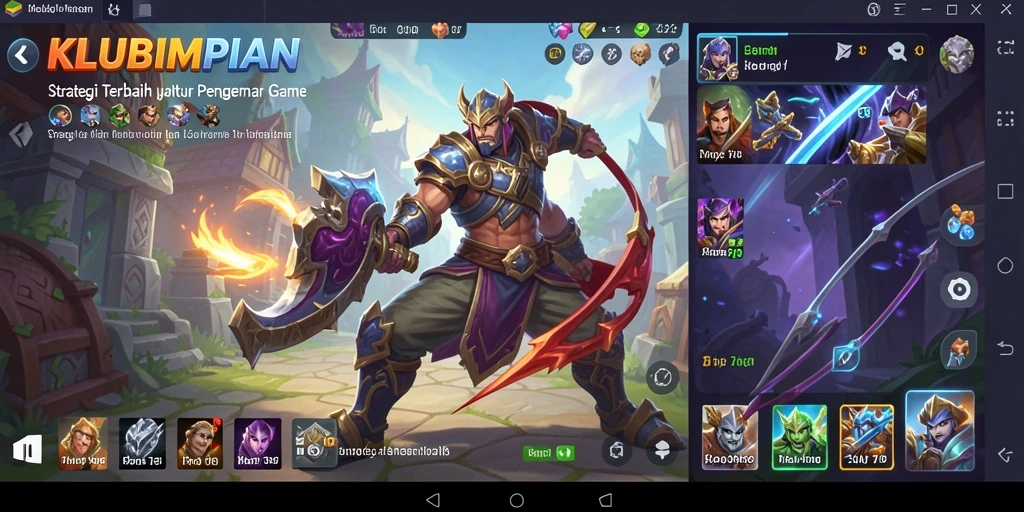 Tampilan screenshot KLUBIMPIAN menampilkan aksi strategi yang mendebarkan.