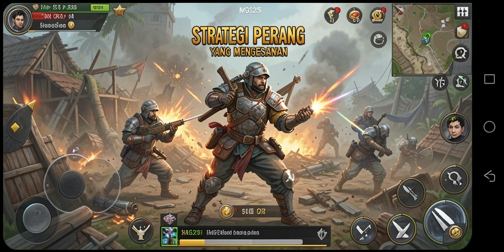 Tampilan gameplay MG525 yang menarik dan menegangkan.