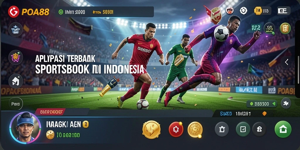 Antarmuka pengguna POA88 saat melakukan taruhan olahraga secara real-time.