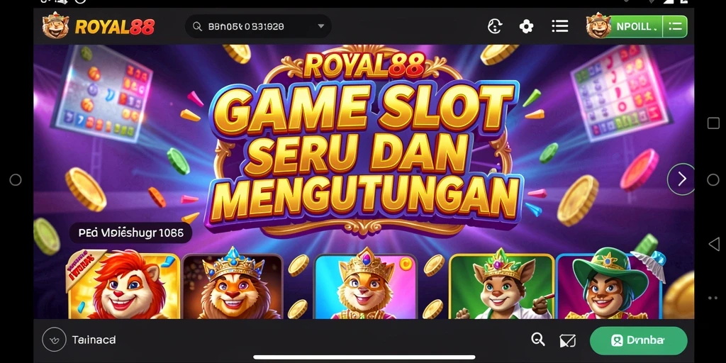 Screenshot gameplay ROYAL88 yang seru dan menegangkan.