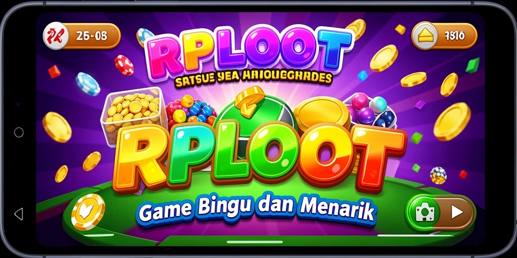 Tampilan gameplay menarik dalam RPLOOT dengan suasana Bingo yang meriah.