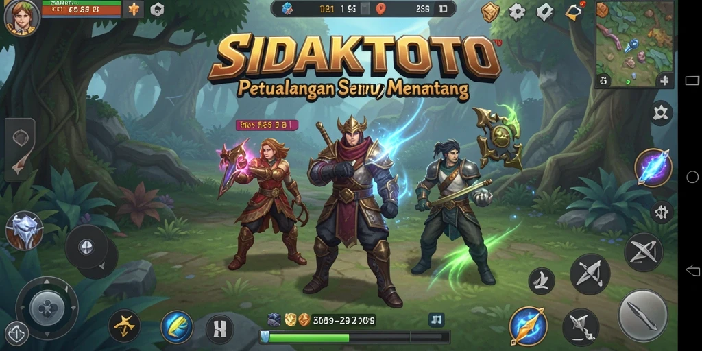 Tangkapan layar SIDAKTOTO menampilkan aksi pertempuran yang seru.
