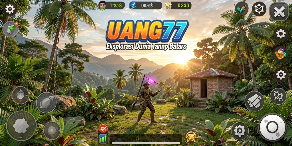 Gameplay UANG77 menunjukkan eksplorasi dunia yang luas dan dinamis.