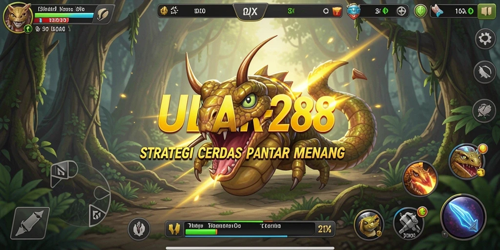 Screenshot gameplay ULAR288 menampilkan taktik pertempuran yang intens.